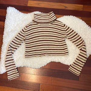 Urban Outfitters UO Long Sleeve Striped Long Sleeve Turtleneck Size Small